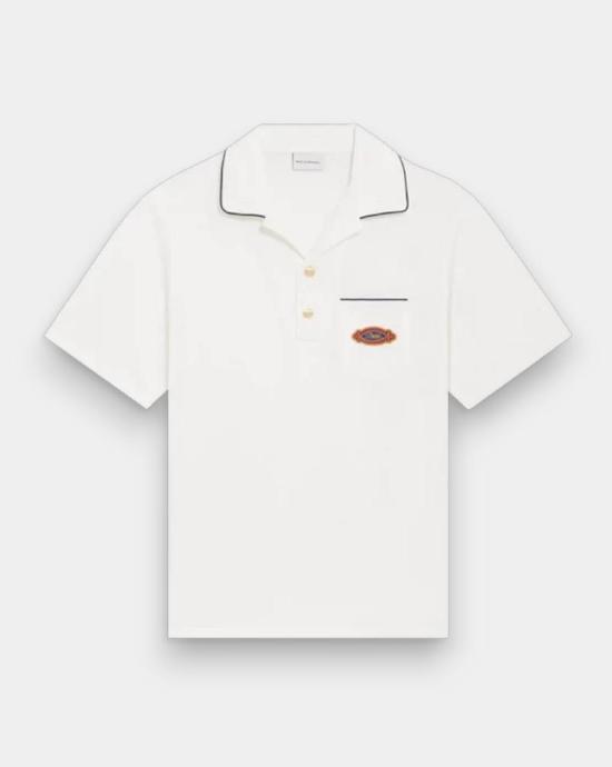 26SS 드롤드무슈 반팔 티셔츠 PL165CO264 OW Off white