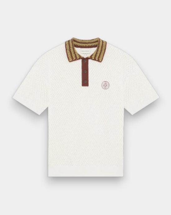 26SS 드롤드무슈 반팔 티셔츠 PO206CO292 OW Off white