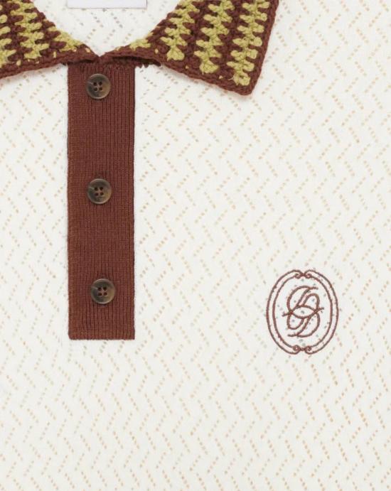 26SS 드롤드무슈 반팔 티셔츠 PO206CO292 OW Off white - DROLE DE MONSIEUR