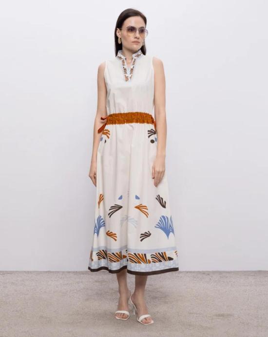 26SS 에르노 미디 원피스 AB000080D 133209999 Multicolor - HERNO