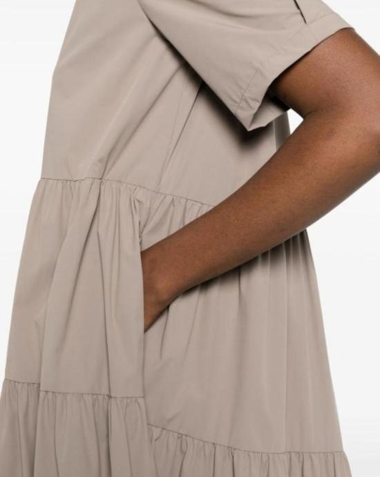 26SS 에르노 미디 원피스 AB000071D 12691Z2600 Taupe - HERNO