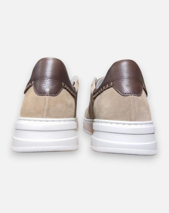 26SS 칼체 스니커즈 X2527 OTTERPROF SABBIA 582 CIERVO CA Brown beige - CALCE