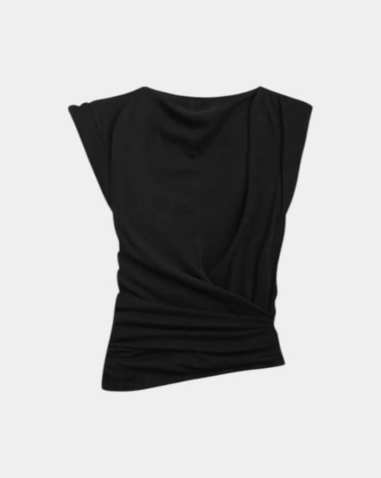 26SS 이자벨마랑 민소매 티셔츠 TS0207FA A1N41I01BK Black