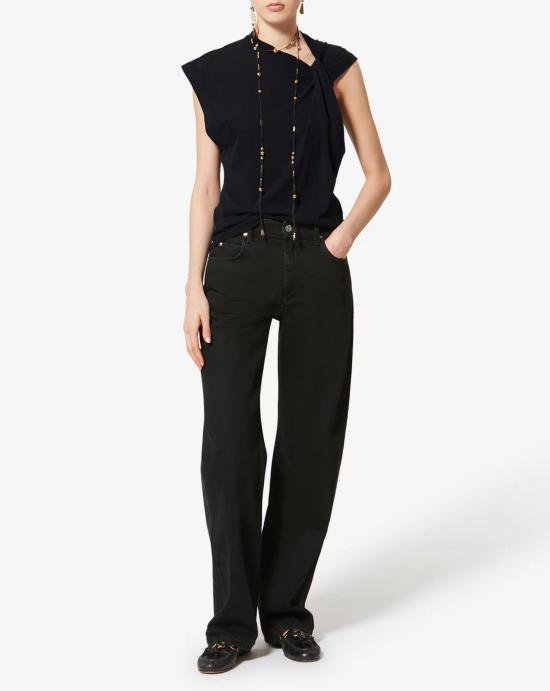 26SS 이자벨마랑 민소매 티셔츠 TS0175FA A1N41I01BK Black - ISABEL MARANT