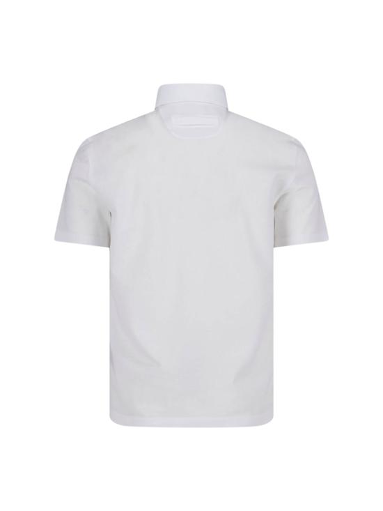 26SS 에르메네질도제냐 폴로 티셔츠 RUH348A3 H794 N00 White - ERMENEGILDO ZEGNA