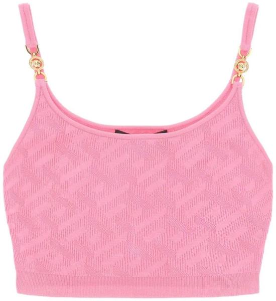  베르사체 민소매 티셔츠 10087891A052361PK40 PINK