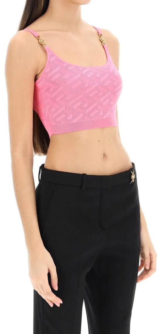  베르사체 민소매 티셔츠 10087891A052361PK40 PINK - VERSACE