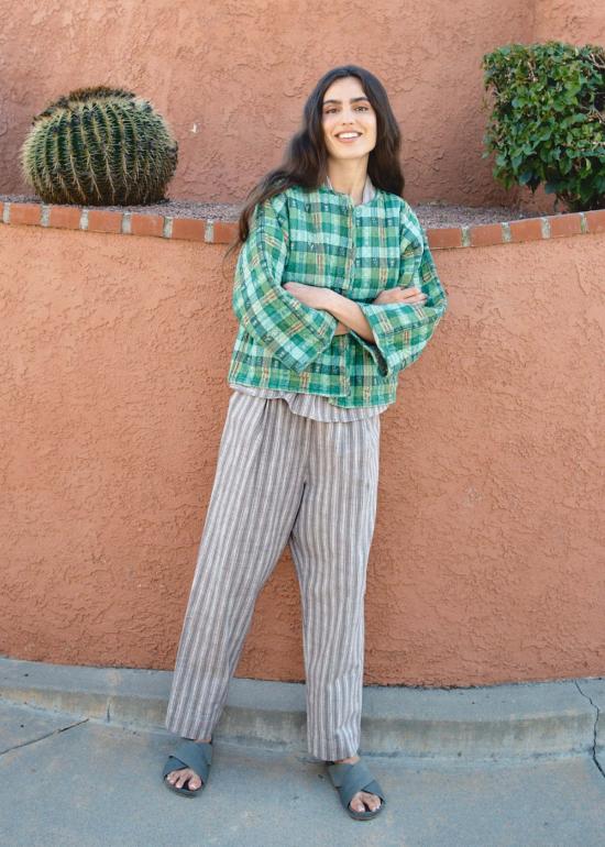  에이스 앤 지그 가디건 에이스앤지그 퀼티드 아마라 카디 가든 - ACE & JIG