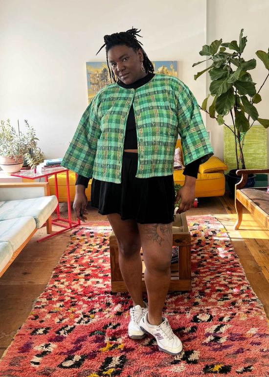  에이스 앤 지그 가디건 에이스앤지그 퀼티드 아마라 카디 가든 - ACE & JIG