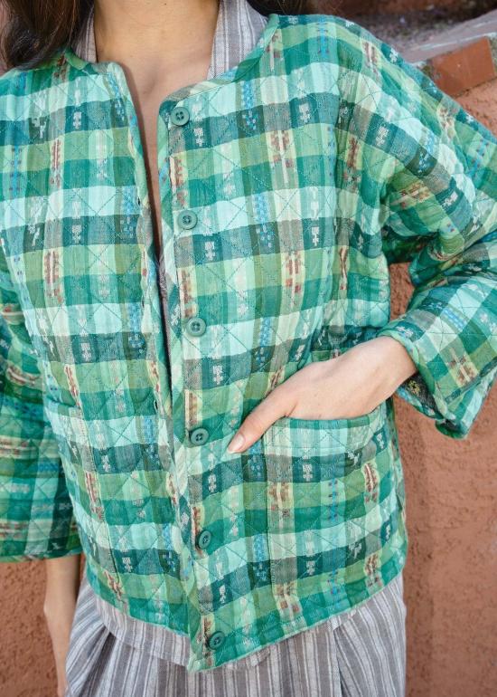  에이스 앤 지그 가디건 에이스앤지그 퀼티드 아마라 카디 가든 - ACE & JIG