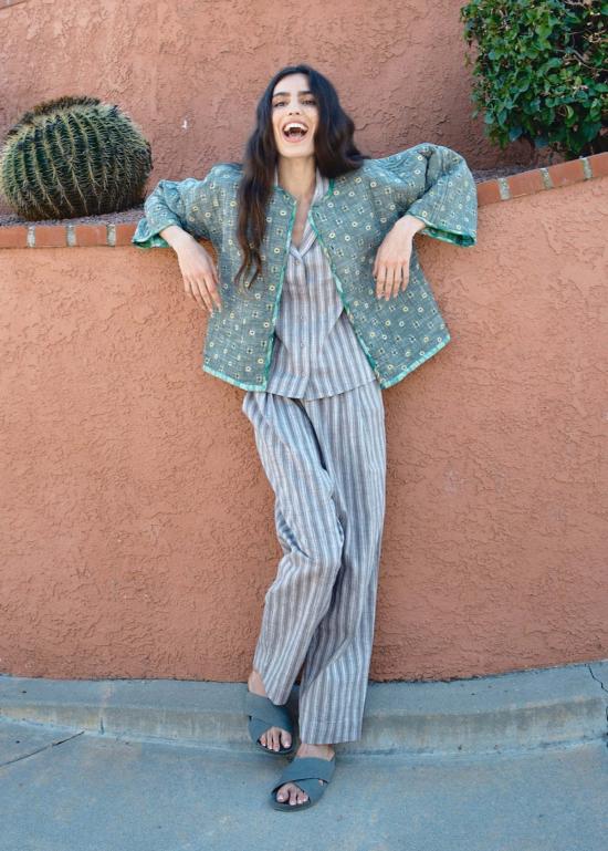  에이스 앤 지그 가디건 에이스앤지그 퀼티드 아마라 카디 가든 - ACE & JIG