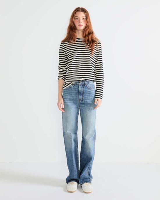  큘 긴팔 티셔츠 쿨레 모던 롱 티 - KULE