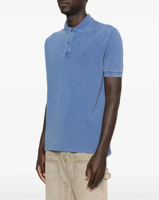 26SS 이자벨마랑 폴로 티셔츠 PL0003HAD1K02H 30IN Indigo - ISABEL MARANT