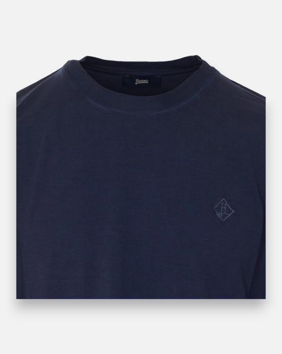 26SS 에르노 반팔 티셔츠 JG000272U 521309200 Blue - HERNO