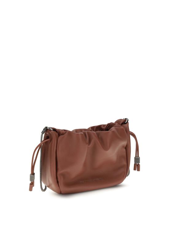 26SS 브루넬로 쿠치넬리 숄더백 MBGPD2667 C4182 BROWN - BRUNELLO CUCINELLI