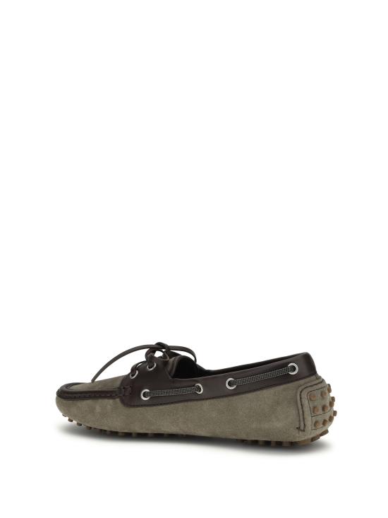 26SS 브루넬로 쿠치넬리 로퍼 MZSFG3200 C8850 GREY - BRUNELLO CUCINELLI