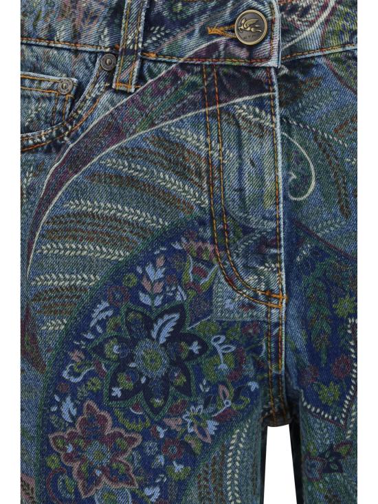 26SS 에트로 스트레이트 팬츠 WRNB0026AKI31 S9882 MULTICOLOUR - ETRO