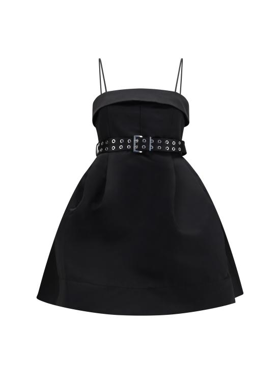 26SS 가니 숏 원피스 A1030437 099 BLACK
