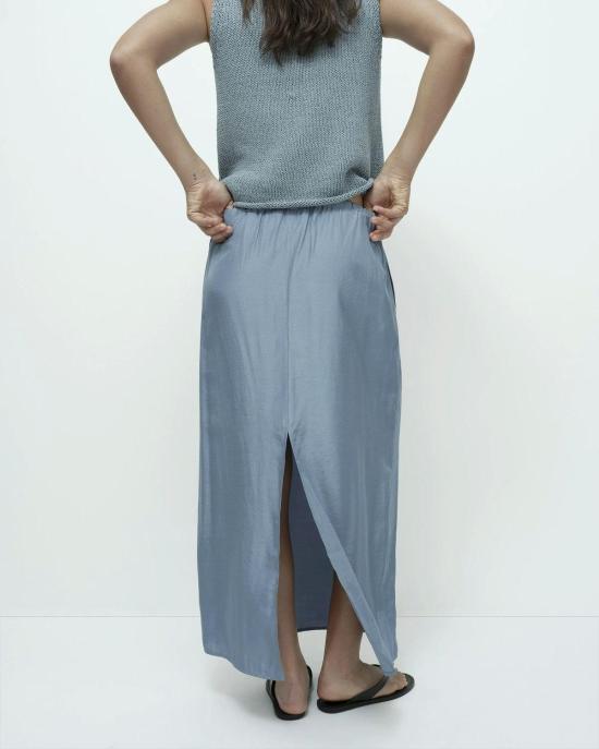  미정박 롱 스커트 박미정 드로스트링 미디 - MIJEONG PARK