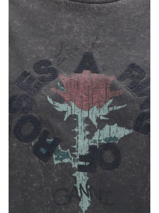 26SS 가니 반팔 티셔츠 A1050171 252 GREY - GANNI