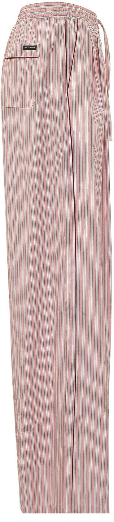 26SS 돌체앤가바나 스트라이프 포플린 트라우저 FTDJETFR517S8051 PINK - DOLCE & GABBANA