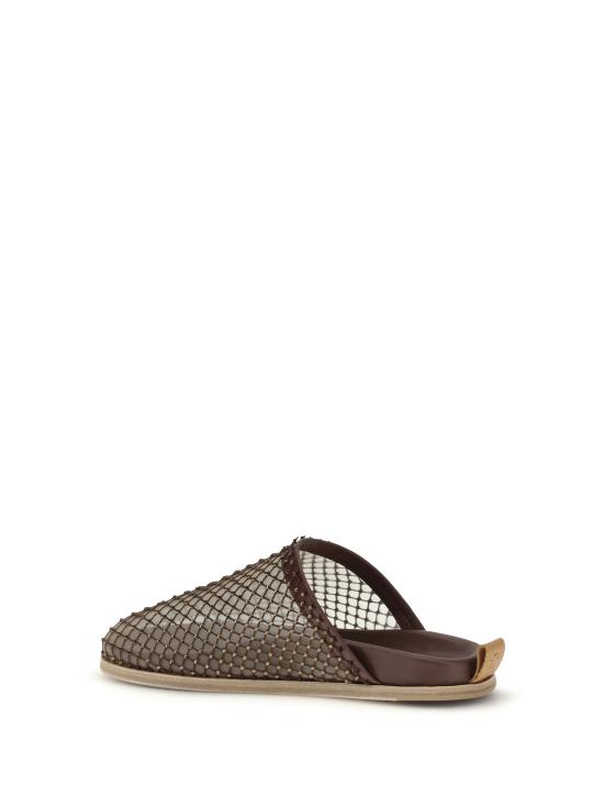 26SS 포르테포르테 뮬/슬리퍼 14718MYSHOES F49A3000 BROWN - FORTE FORTE