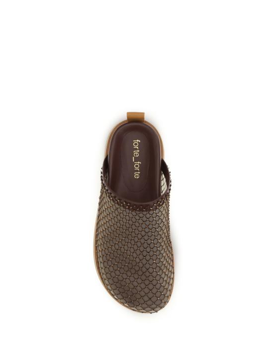 26SS 포르테포르테 뮬/슬리퍼 14718MYSHOES F49A3000 BROWN - FORTE FORTE