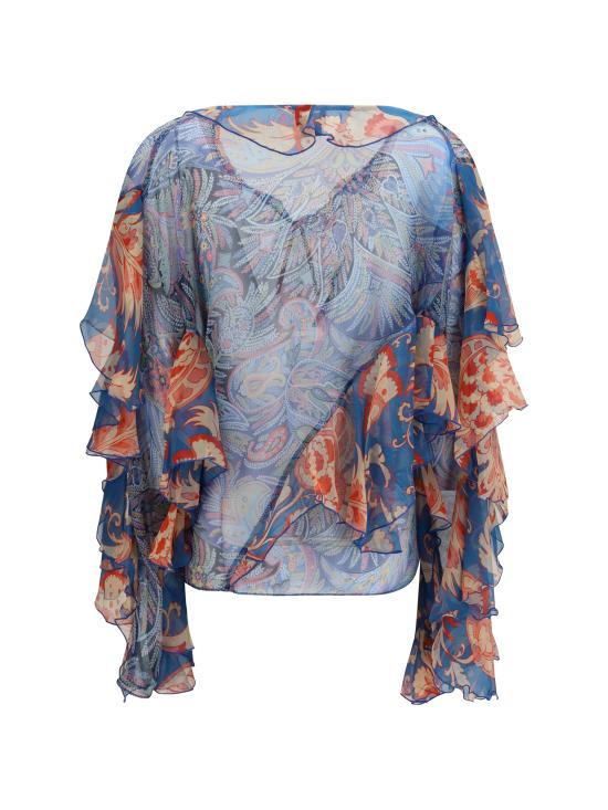 26SS 에트로 블라우스 WRJA017799SA1Q7 X0887 MULTICOLOUR - ETRO