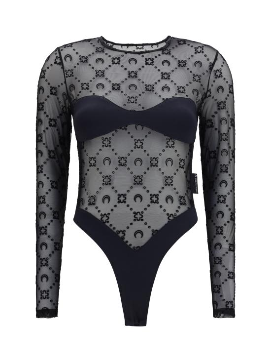 26SS 마린세르 바디수트 티셔츠 WTO474ACJER0005 BK99 BLACK