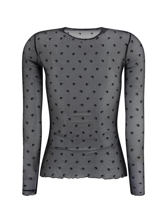 26SS 마린세르 긴팔 티셔츠 WTS006CJER0107 BK99 BLACK - MARINE SERRE