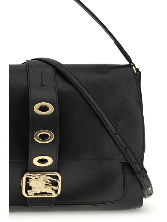 26SS 버버리 미디엄 라이더 백 8125185 A1189 BLACK - BURBERRY