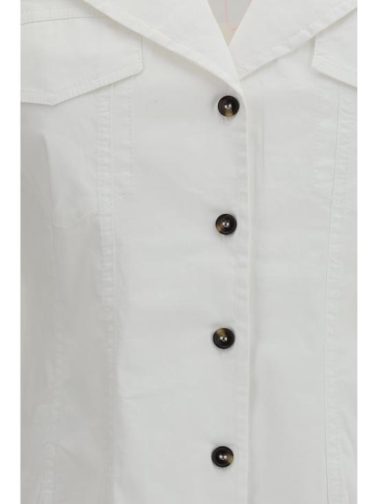 26SS 가니 블라우스 A1040353 151 WHITE - GANNI