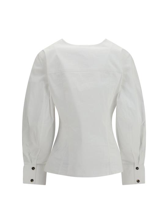 26SS 가니 블라우스 A1040353 151 WHITE - GANNI