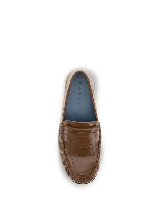 26SS 마르니 로퍼 MOMS006901P4574 00M15 BROWN - MARNI