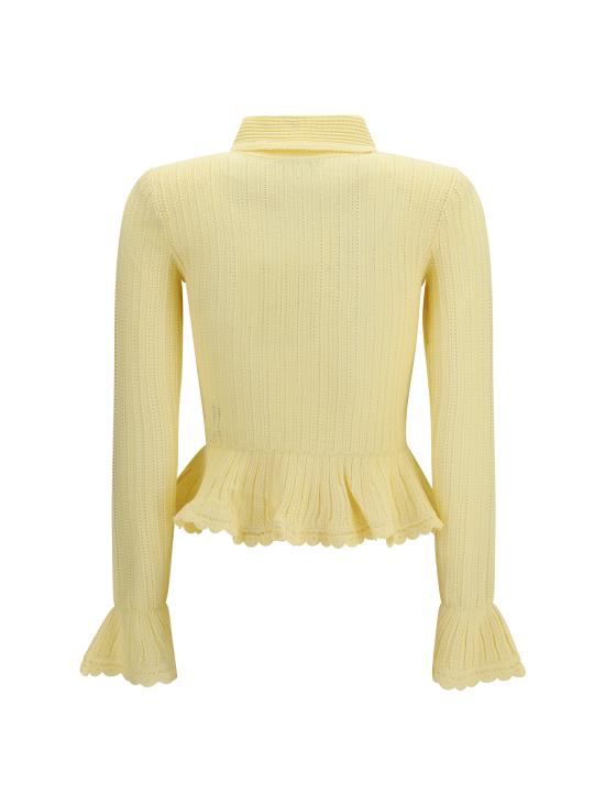 26SS 셀프 포트레이트 스웨터 SS26049CY YELLOW - SELF PORTRAIT