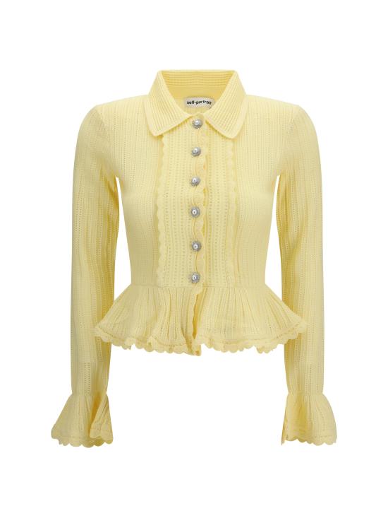 26SS 셀프 포트레이트 스웨터 SS26049CY YELLOW