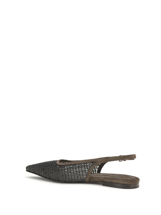 26SS 브루넬로 쿠치넬리 플랫 슈즈 MZSFC3176 C8769 BROWN - BRUNELLO CUCINELLI