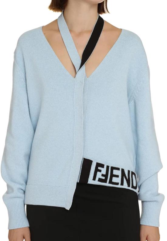  펜디 긴팔 티셔츠 FZC971ANJJF1M29 BLUE - FENDI