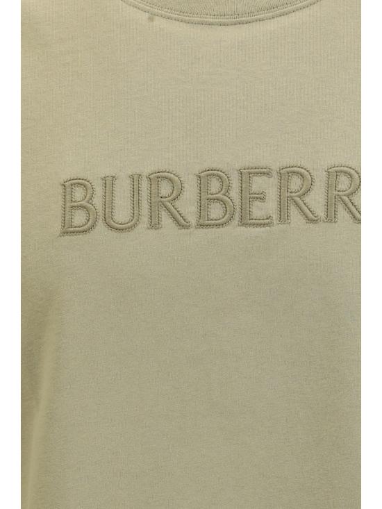 26SS 버버리 로고 코튼 티셔츠 8123423 C5120 KHAKI - BURBERRY