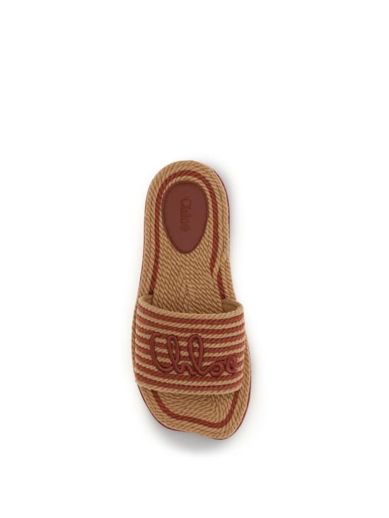 26SS 끌로에 뮬/슬리퍼 CH26U19AXP 527 BROWN - CHLOE