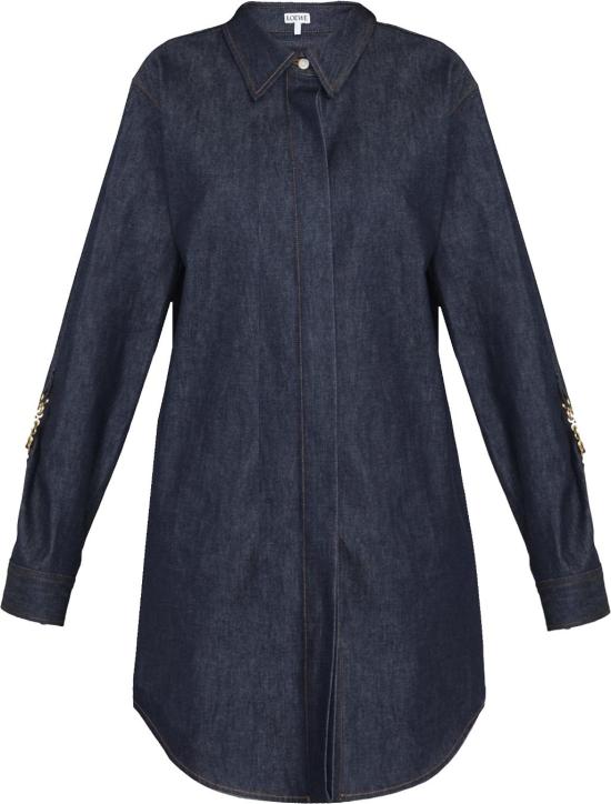  로에베 셔츠 S359Y13X642834 BLUE