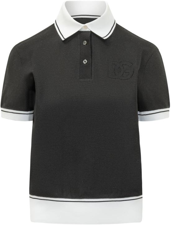 26SS 돌체앤가바나 자수 피케 폴로 셔츠 F8V33ZGDDMHN0000 DONKERGREY