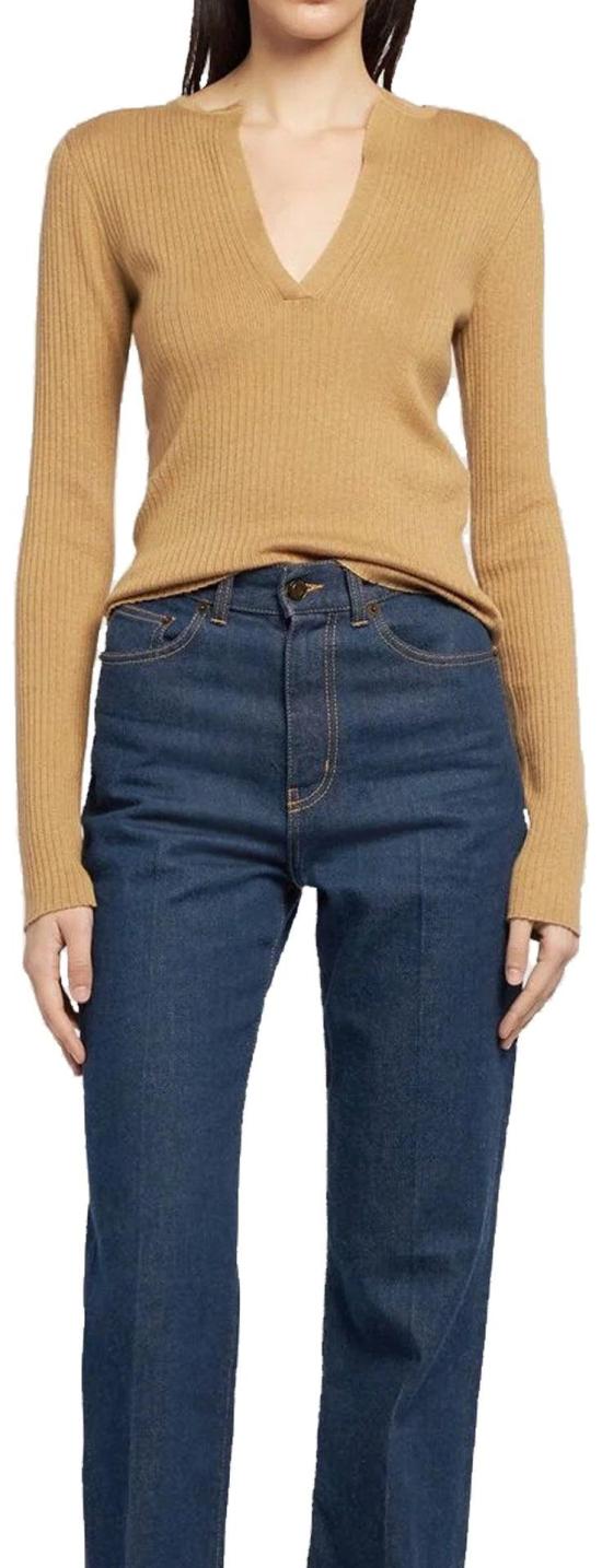  막스마라 긴팔 티셔츠 2421366111600URLO2 BROWN - MAX MARA