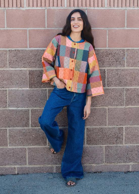  에이스 앤 지그 가디건 에이스앤지그 퀼팅 아마라 카디건 용어집 - ACE & JIG