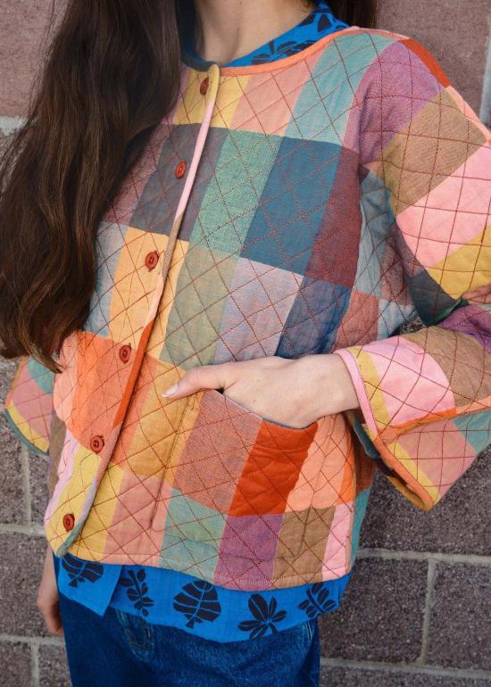  에이스 앤 지그 가디건 에이스앤지그 퀼팅 아마라 카디건 용어집 - ACE & JIG