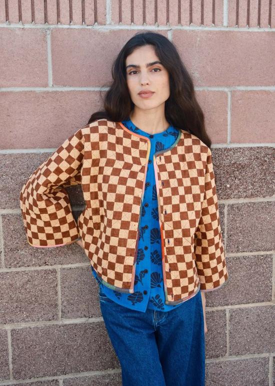  에이스 앤 지그 가디건 에이스앤지그 퀼팅 아마라 카디건 용어집 - ACE & JIG