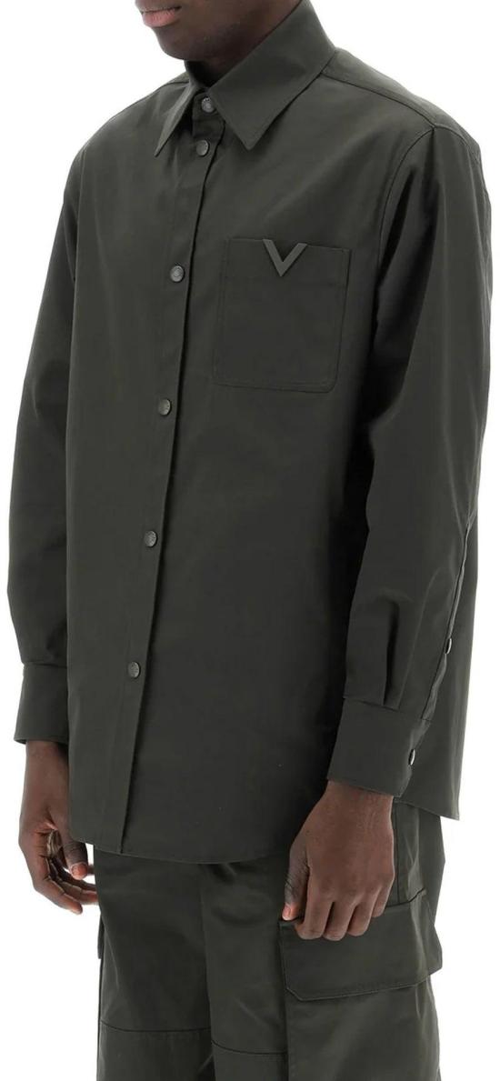  발렌티노 가라바니 긴팔 셔츠 4V3CIA9ACKVL90 GREEN - VALENTINO GARAVANI