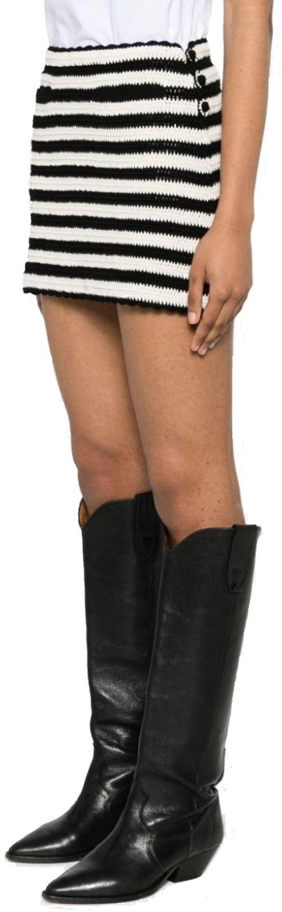  셀린느 숏 스커트 2AE0S720X38EC BLACK - CELINE