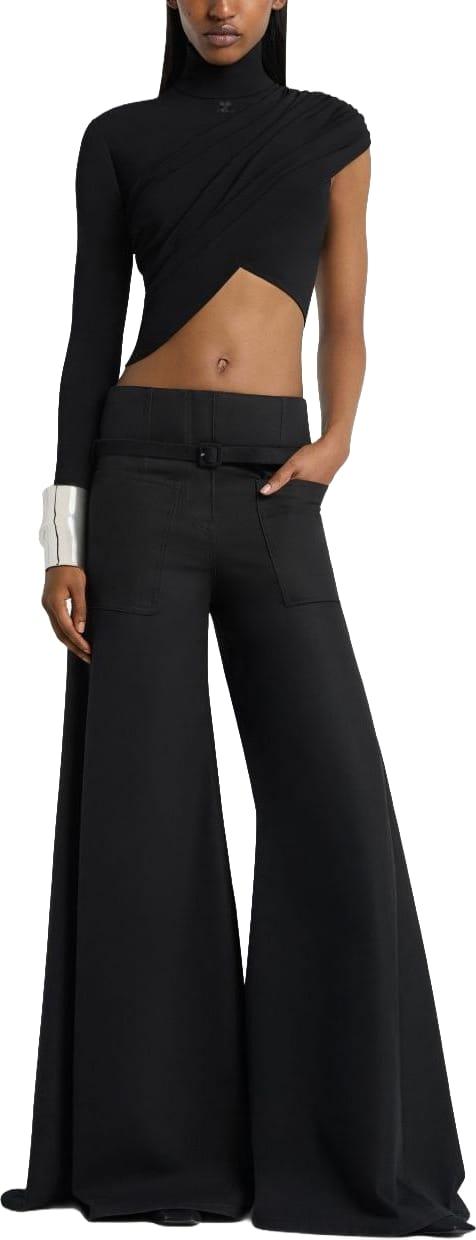 26SS 쿠레쥬 민소매 티셔츠 226JTO534JS01459999 BLACK - COURREGES