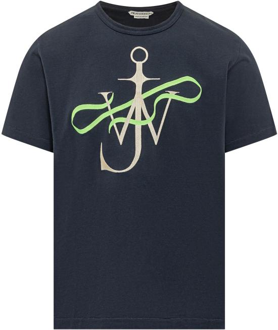 26SS JW앤더슨 리본 앵커 티셔츠 JT0320PG1937888 NAVY